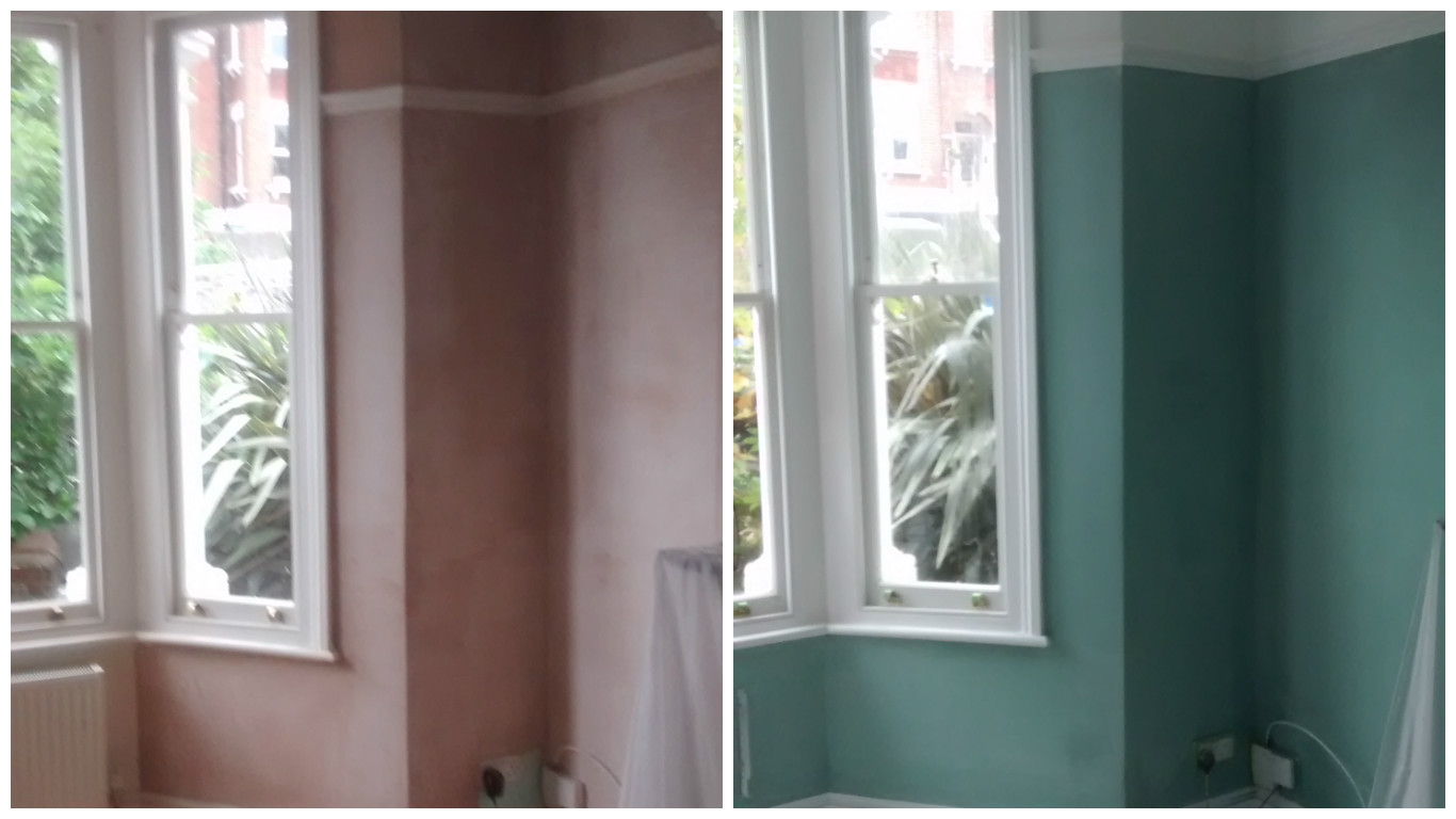 Replastered-living-room-before-and-after-being-painted-with-Morris-Blue-by-Craig-and-Rose