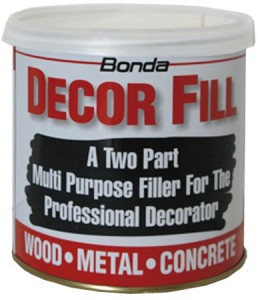 Bonda Decor Fill -- a two part filler for professional painters and decorators