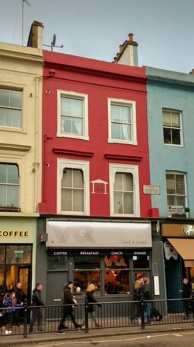 Facade of VQ in Notting Hill